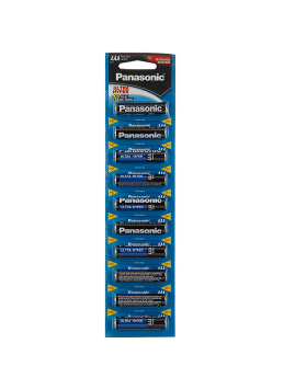 BATERIA AAA TIRA DE 1O UNIDADES 