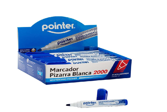MARCADOR  PARA PIZARRA AZUL UNIDAD
