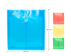 SOBRE PLASTICO  VERTICAL CON CORDEL OFICIO