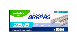 GRAPAS STANDAR CAJA 5,000 UNDS.