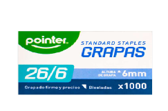 GRAPAS STANDAR CAJA 1,000 UNDS.