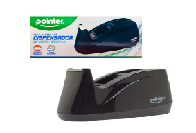 DISPENSADOR DE TAPE  MEDIANO NEGRO