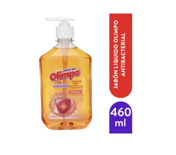 JABÓN LÍQUIDO OLIMPO ANTIBACTERIAL - 460 ML