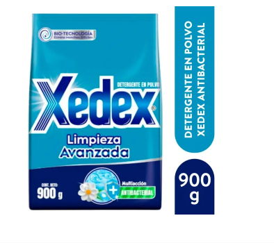 DETERGENTE EN POLVO  ANTIBACTERIAL - 900 G