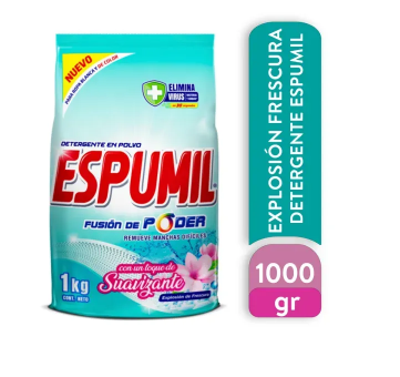 DETERGENTE EN POLVO SUAVIZANTE FRESCURA - 1 KG