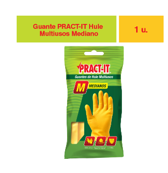 GUANTES DE HULE MEDIANO