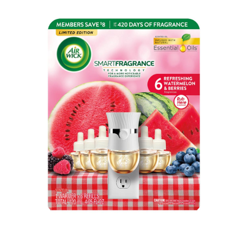  DIFUSOR ELÉCTRICO DE ACEITES ESENCIALES NATURALES AROMAS VARIADOS + 6 REPUESTOS