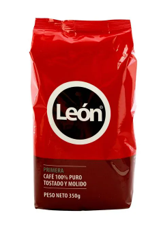 CAFÉ 100% PURO TOSTADO Y MOLIDO ROJO - 350 G