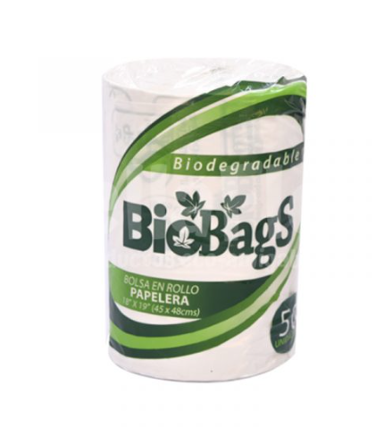 BOLSA BASURERA PEQUEÑA BLANCA BIOBAG