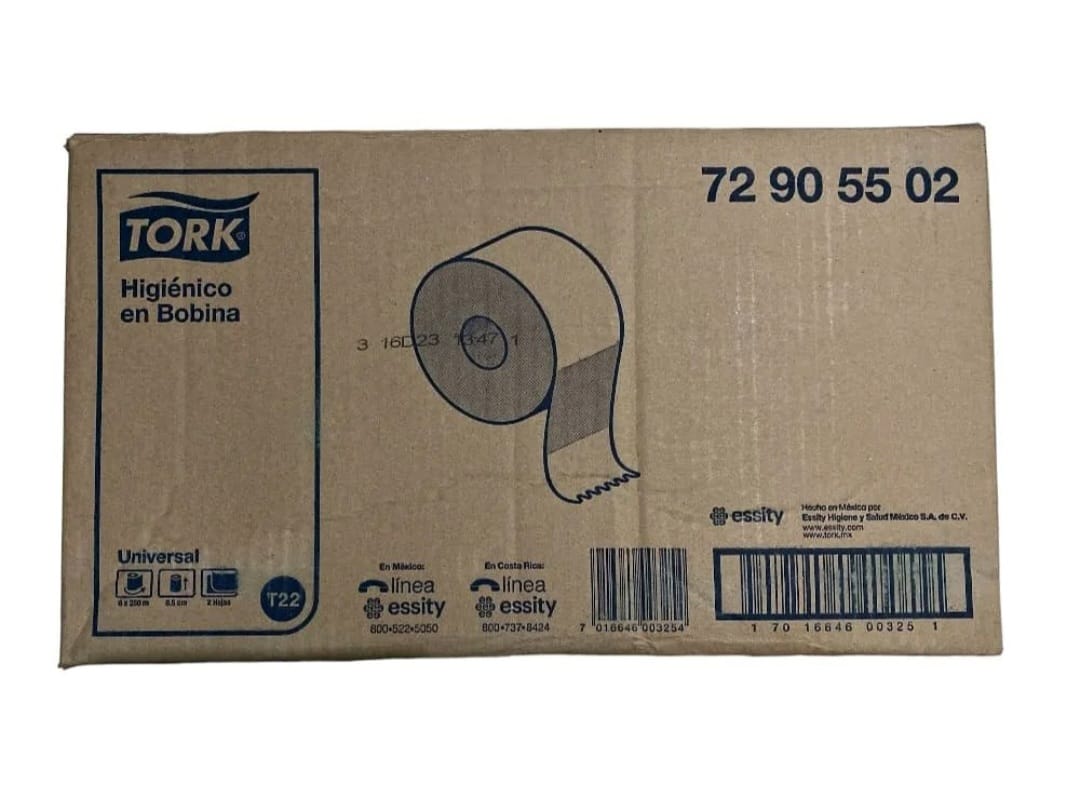 PAPEL JUMBO 250M DOBLE HOJA 